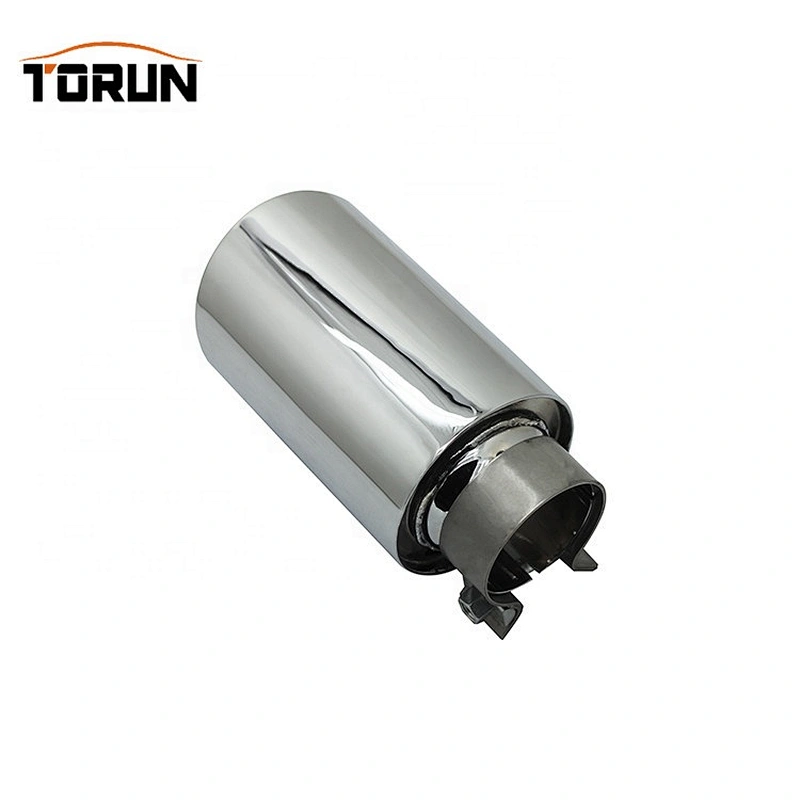 Mirror polish 60mm Universal exhaust muffler