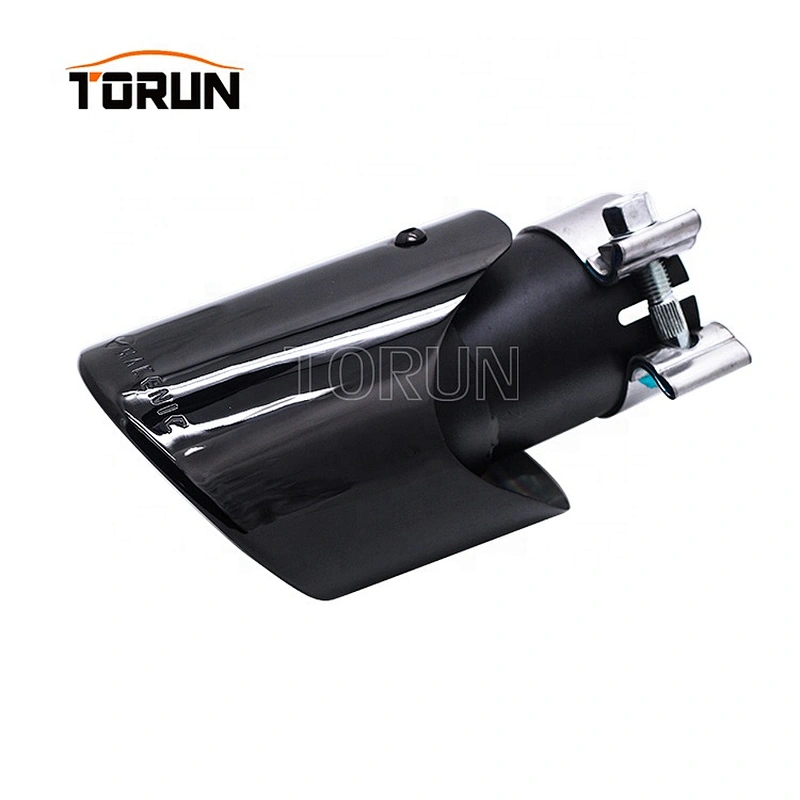 chroming black universal 63mm exhaust muffler for porsche style