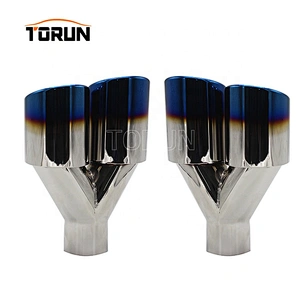 Hot sale high quality Universal m performance blue burnt exhaust parts tips