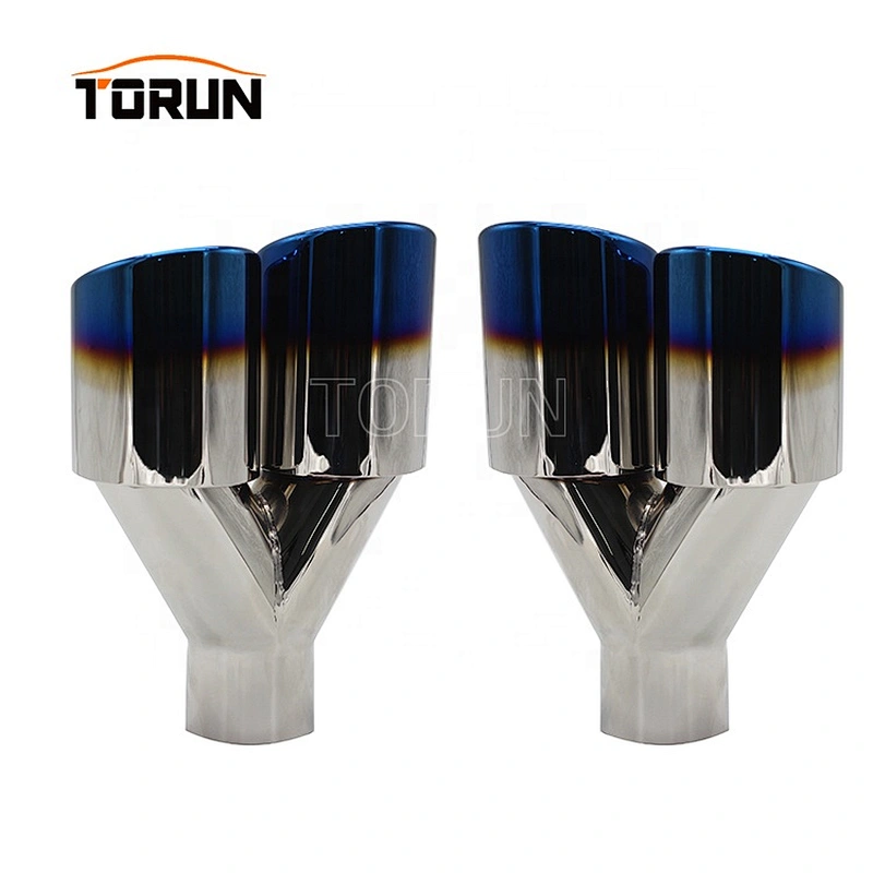 Hot sale high quality Universal m performance blue burnt exhaust parts tips