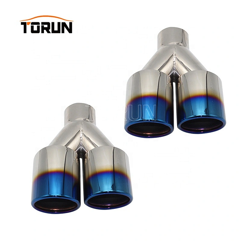 Hot sale high quality Universal m performance blue burnt exhaust parts tips