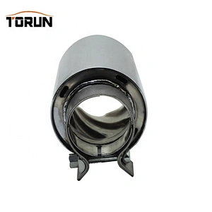 Mirror polish 60mm Universal exhaust muffler