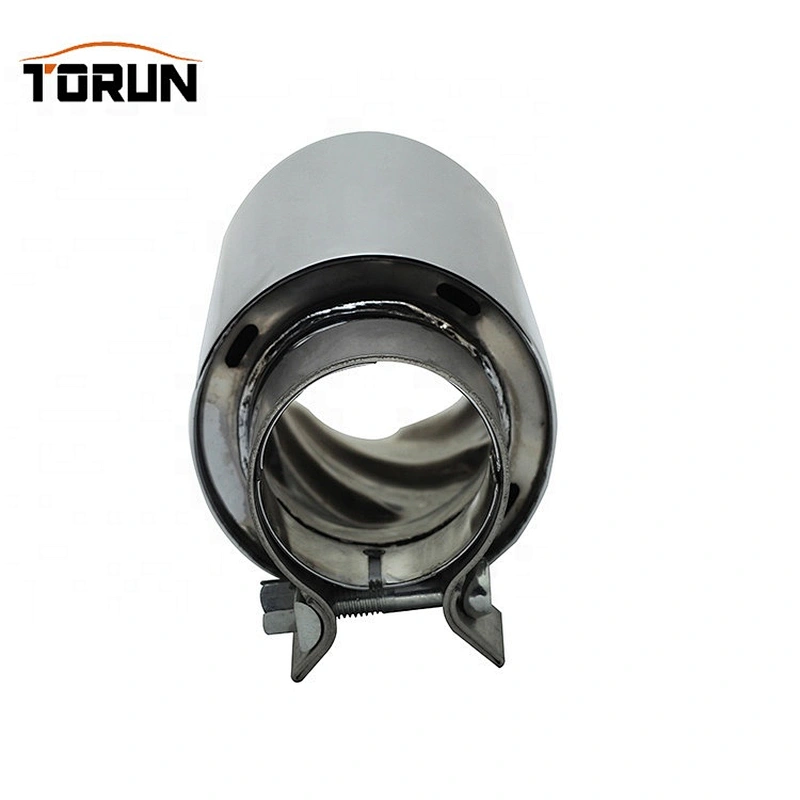 Mirror polish 60mm Universal exhaust muffler