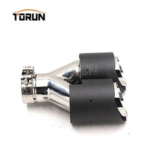 Hot sale high quality Universal twin oval exhaust tips for mk6