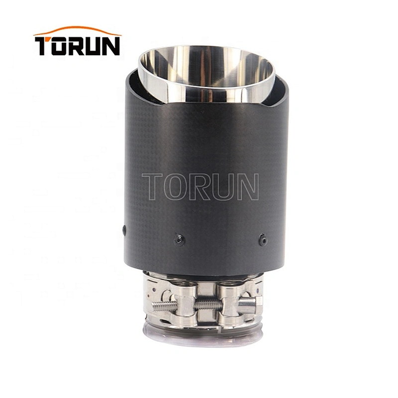 High performance carbon fiber exhaust tail pipe muffler