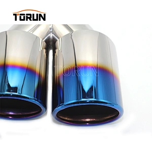 Hot sale high quality Universal m performance blue burnt exhaust parts tips