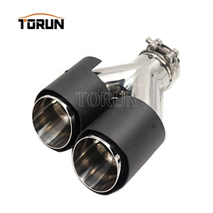 New style  m performance gold car Universal muffler exhaust tip