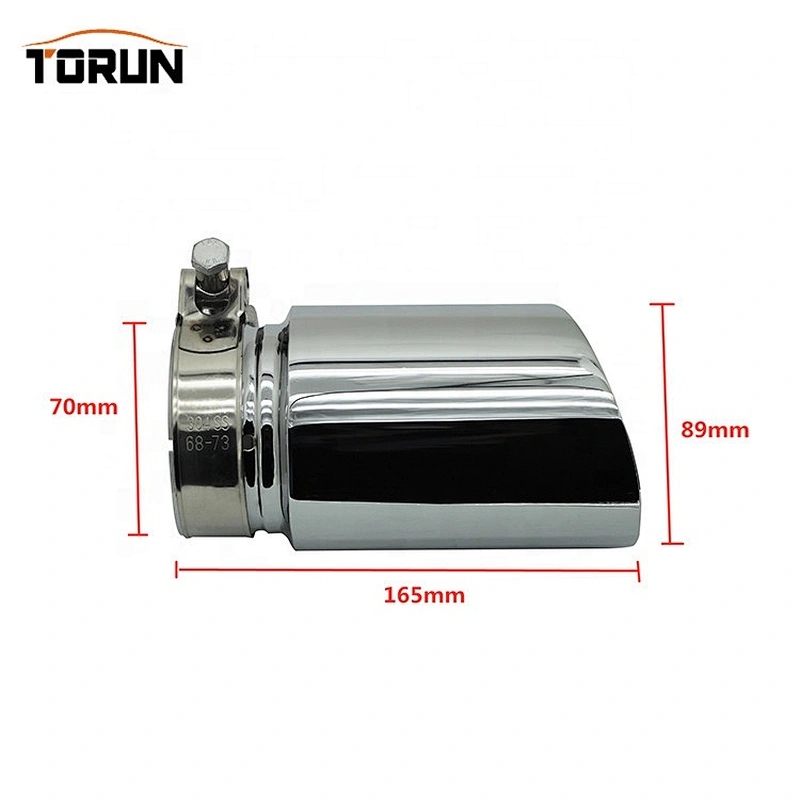 70mm stainless steel customize universal exhaust pipe