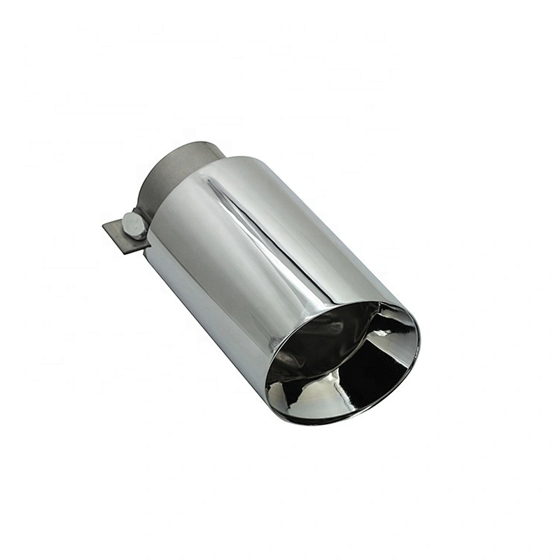 Mirror polish 60mm Universal exhaust muffler