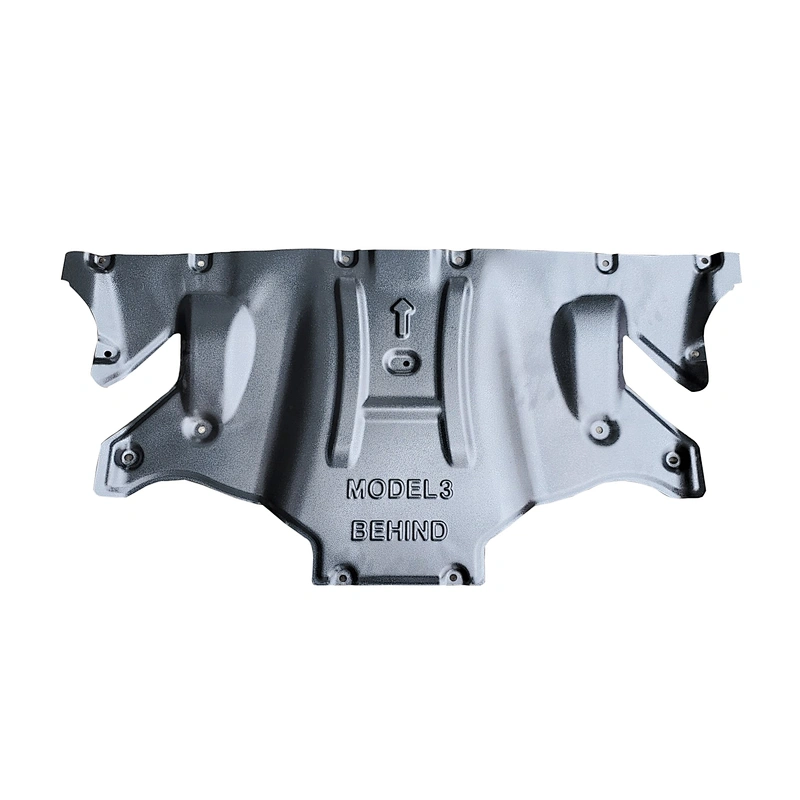 rear front  under tray skid plate for Tesla Model 3