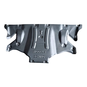 rear front  under tray skid plate for Tesla Model 3