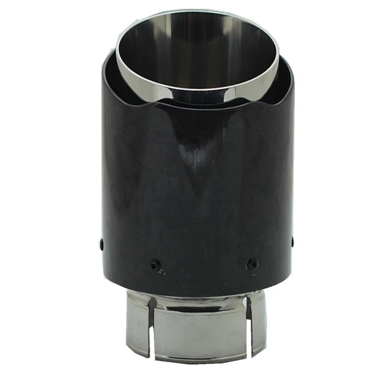 2020 Universal Aluminum Ak Carbon fiber Car Muffler Exhaust Tip