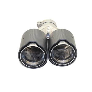 New High performance dual car exhaust muffler tail pipe