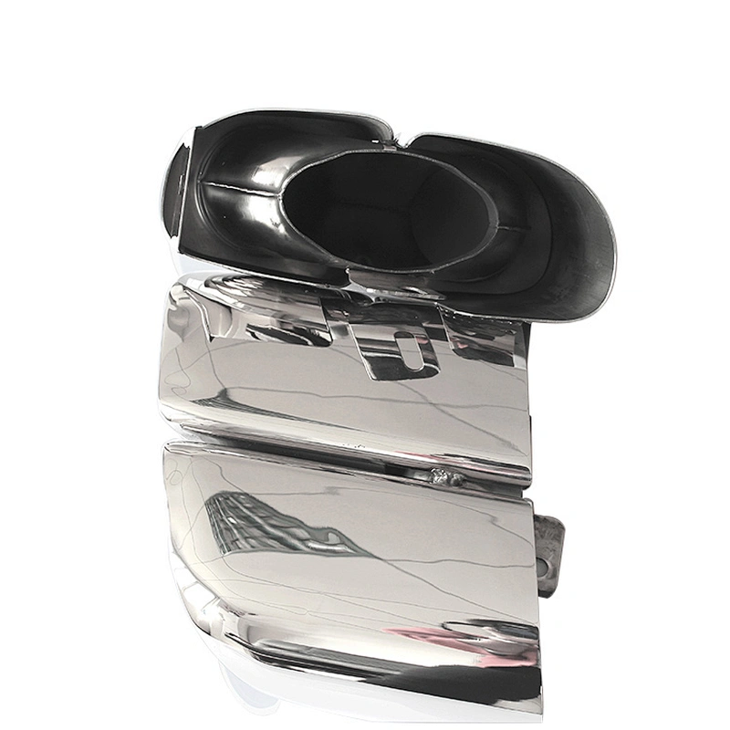 High performance #304 Stainless steel muffler exhaust tip for porsche Mirror Polish 14-16 Panamera 970 Square