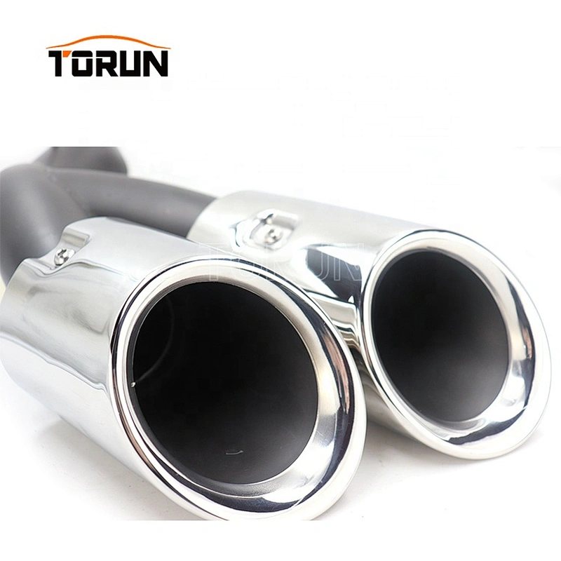 Hot sale high quality Universal y exhaust systems pipe bolt 14+ Cayenne Round 958 Mirror Polish