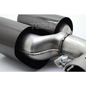 Hot sale high quality Universal  exhaust tips for porsche 18 Cayenne Hybrid Mirror Polish