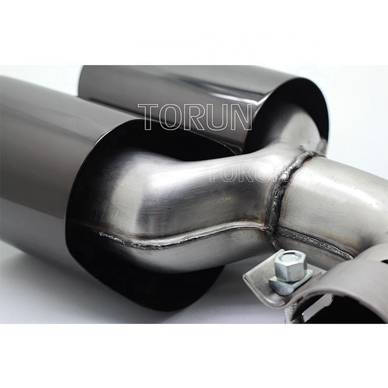 Hot sale high quality Universal  exhaust tips for porsche 18 Cayenne Hybrid Mirror Polish