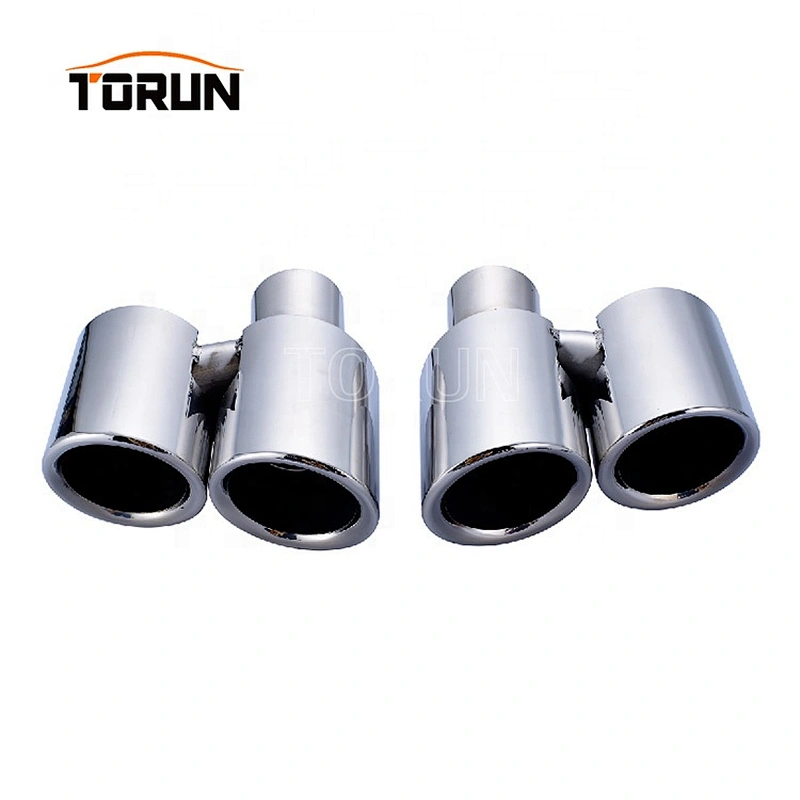 Round exhaust end pipe for 10-13 panamera 970