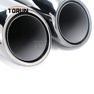 auto parts High Quality Mirror polish and bluing exhaust tail pipe