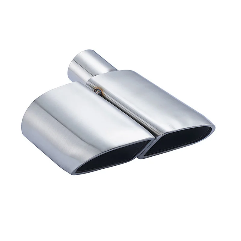High performance #304 Stainless steel muffler exhaust tip for porsche 10-13 Panamera 970 Square Mirror Polish