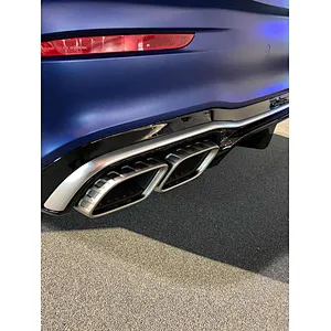 new Manufactory 304 stainless steel auto exhaust pipe muffler tip for Mercedes-Benz amg style