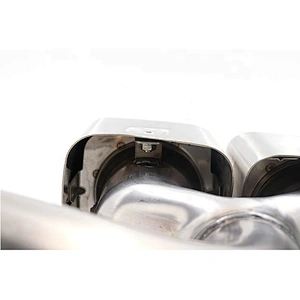 New style Universal m performance gold car exhaust tip for porsche 18 Cayenne Square Brush