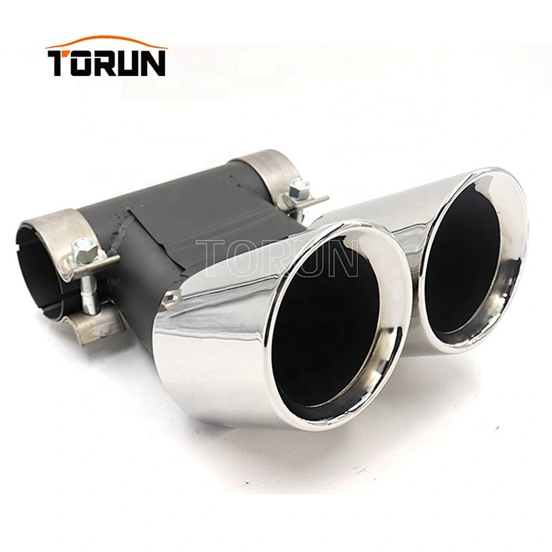 High performance titanium burnt black exhaust tips for porsche 15 Cayman 718 Mirror Polish
