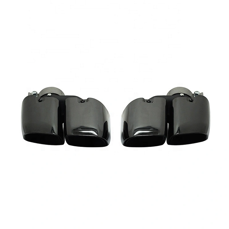 304ss Chroming Black exhaust muffler for Porsche 19 Macan