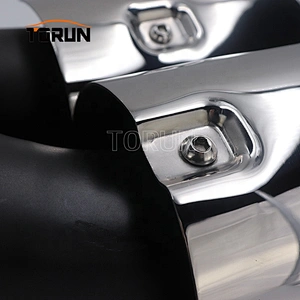 High performance chrome exhaust pipe for truck 14+ Cayenne Round 958 Mirror Polish