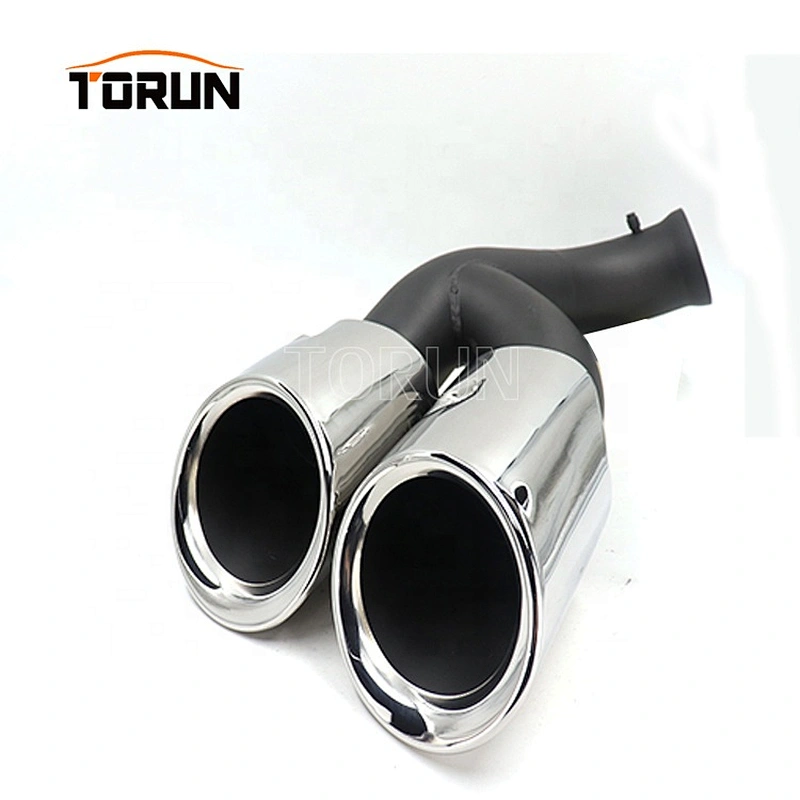 Hot sale high quality Universal y exhaust systems pipe bolt 14+ Cayenne Round 958 Mirror Polish