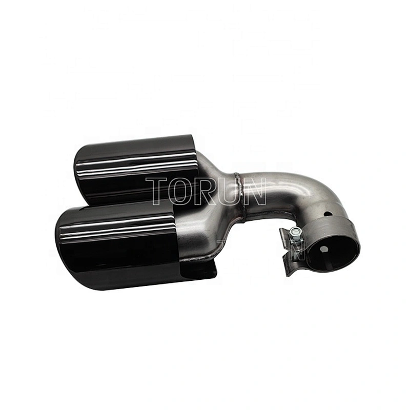 Hot sale high quality Universal  exhaust tips for porsche 18 Cayenne Hybrid Mirror Polish