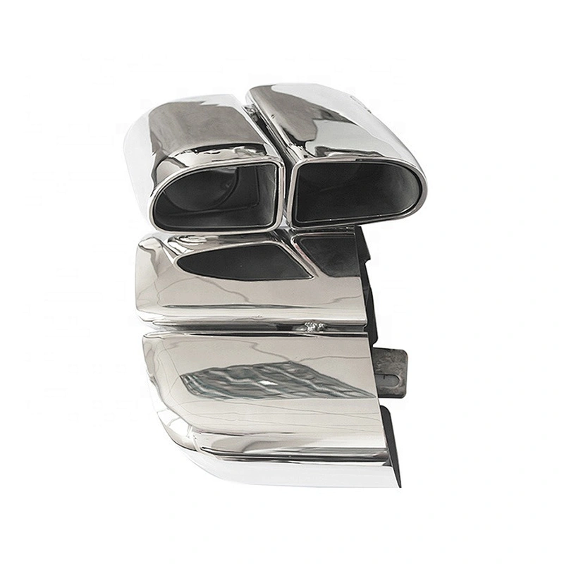 Square exhaust muffler for 2014 2015 2016 Panamera