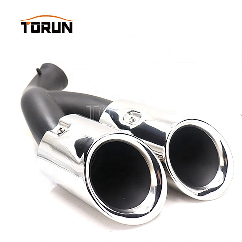 Hot sale high quality Universal y exhaust systems pipe bolt 14+ Cayenne Round 958 Mirror Polish