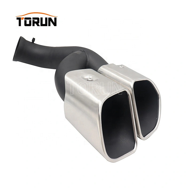 High performance carbon fiber exhaust tail pipe muffler for porsche 14+ Cayenne 958 Square Mirror Polish