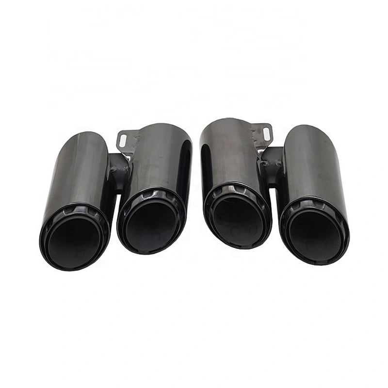 Performance New Style three layers Chroming Black Exhaust tips muffler pipe for Porsche Panamera 971