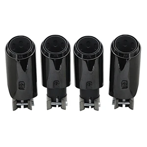 2020 new style exhaust tip for 2018 por-sche cay-enne exhaust pipe muffler chrome Black