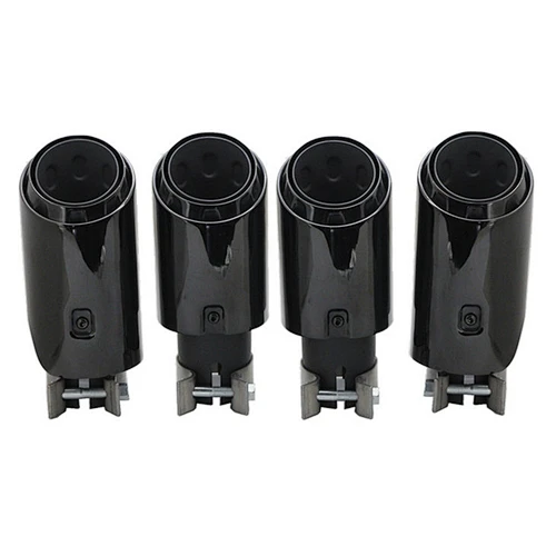 2020 new style exhaust tip for 2018 por-sche cay-enne exhaust pipe muffler chrome Black