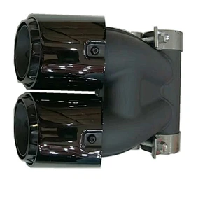 2020 New High performance universal double led exhaust tip for porsche 15 Cayman 718