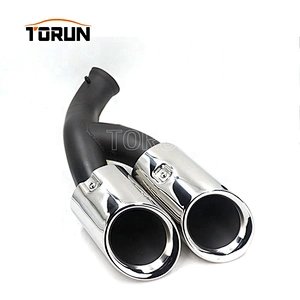 Hot sale high quality Universal y exhaust systems pipe bolt 14+ Cayenne Round 958 Mirror Polish