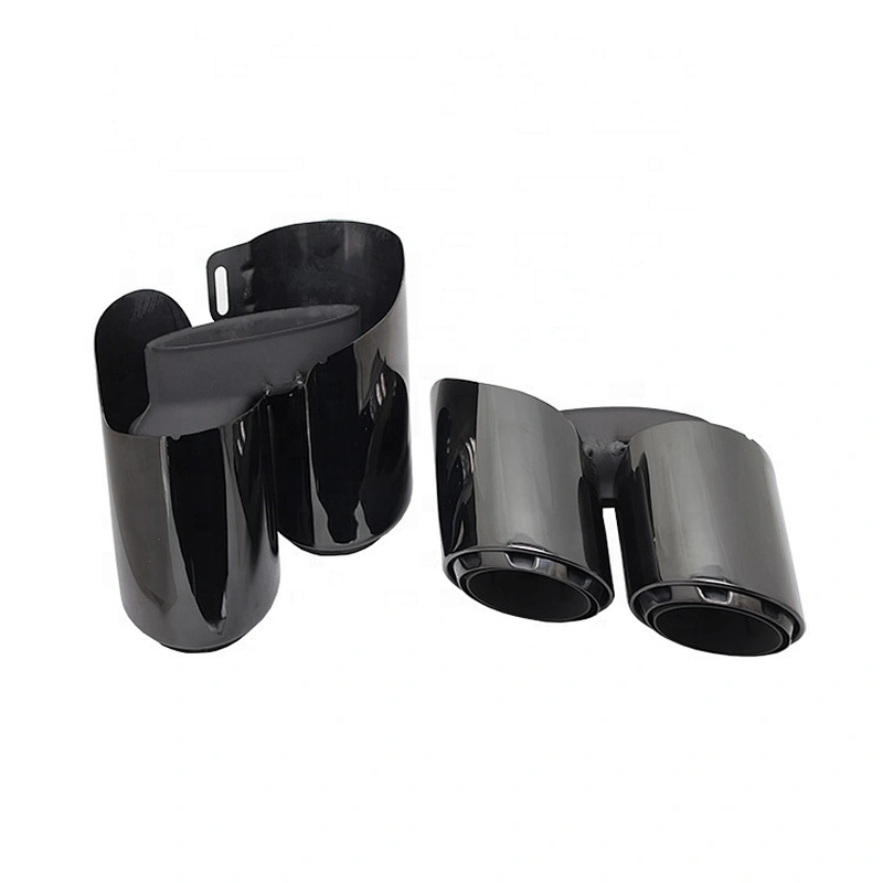 Performance New Style three layers Chroming Black Exhaust tips muffler pipe for Porsche Panamera 971