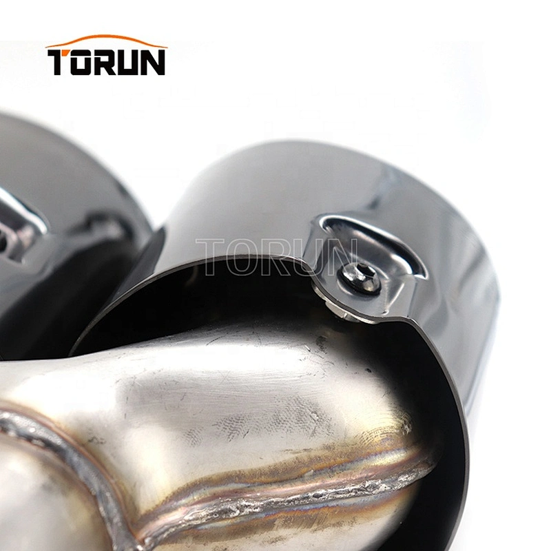 high quality new style Stainless Steel car exhaust tail pipe for porsche for 18 Cayenne round
