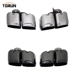 304ss Chroming Black exhaust muffler for Porsche 19 Macan