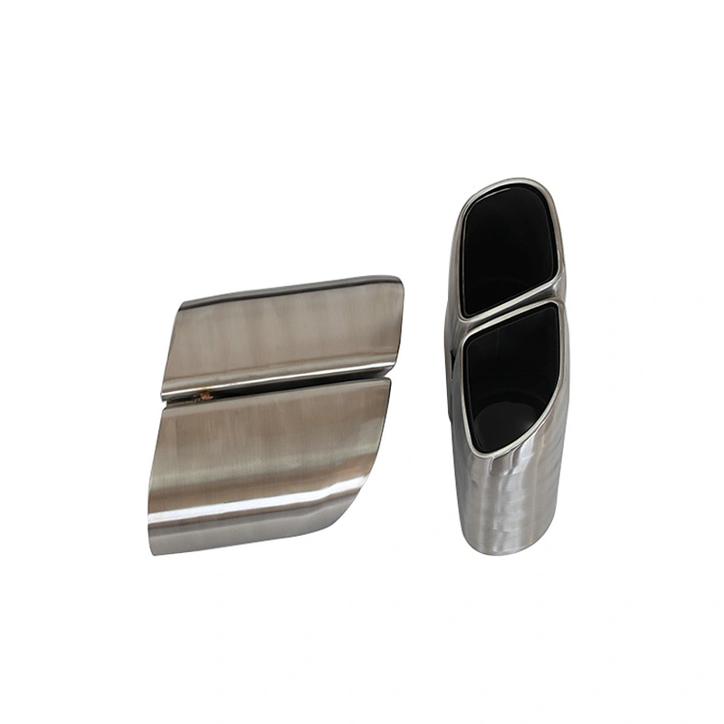 High performance #304 Stainless steel muffler exhaust tip for porsche Mirror Polish 14-16 Panamera 970 Square