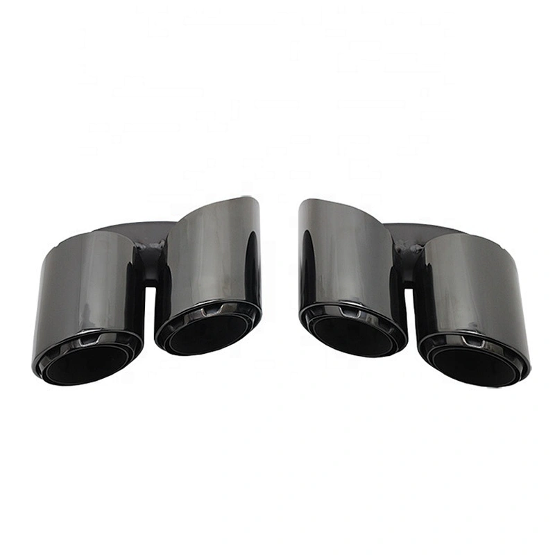 Performance New Style three layers Chroming Black Exhaust tips muffler pipe for Porsche Panamera 971