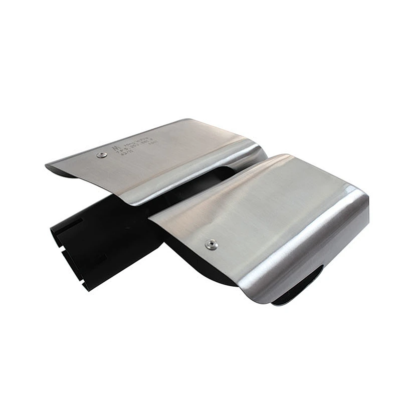 Hot sale high performance exhaust muffler tip for porsche exhaust 14-16 Macan Square Mirror Polish