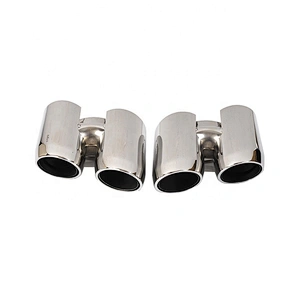 Round  Exhaust Tips for 14-16 Panamera 970