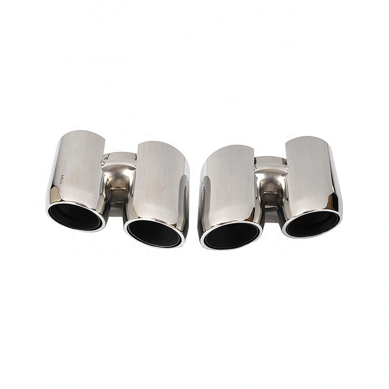 Round  Exhaust Tips for 14-16 Panamera 970