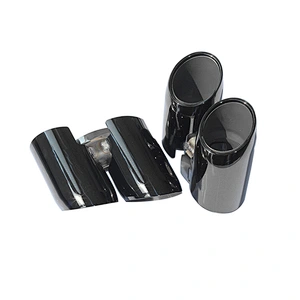 High performance #304 Stainless steel muffler exhaust tip for porsche 14-16 Panamera 970 Round