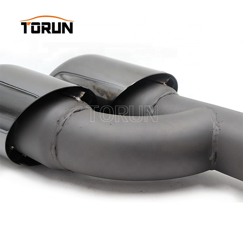 auto parts High Quality Mirror polish and bluing exhaust tail pipe