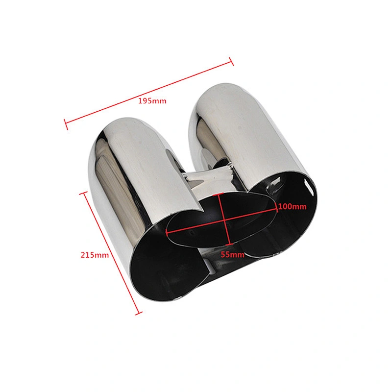 Round  Exhaust Tips for 14-16 Panamera 970